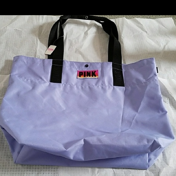 PINK VICTORIA'S SECRET button tote bag NWT - Picture 4 of 4